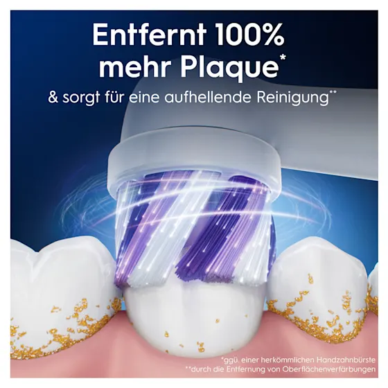 Oral-B iO Aufsteckbürsten, 2er-Packung, für strahlendes Weiss, wie auf der Verpackung abgebildet.