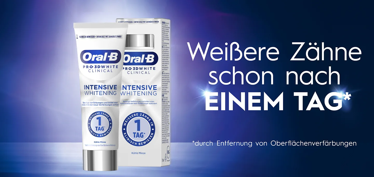 Weißere Zähne schon nach 1TAG