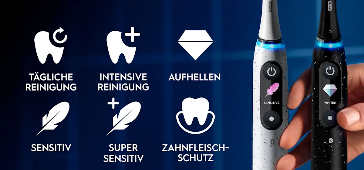 Oral-B iO Series 10 Plus Edition Elektrische Zahnbürste/Electric Toothbrush, inkl. 3 Aufsteckbürsten, 7 Putzmodi für Zahnpflege, Lade-Reise-Etui, Designed by Braun, Cosmic Black