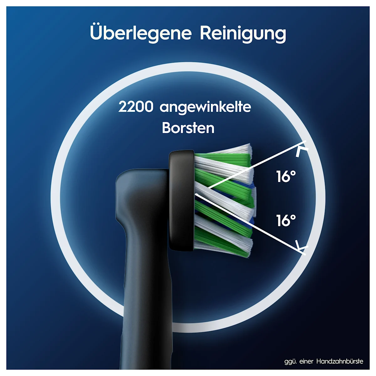 Oral-B PRO Cross Action Aufsteckbürsten, Vorteilspack mit 10 Bürstenköpfen.