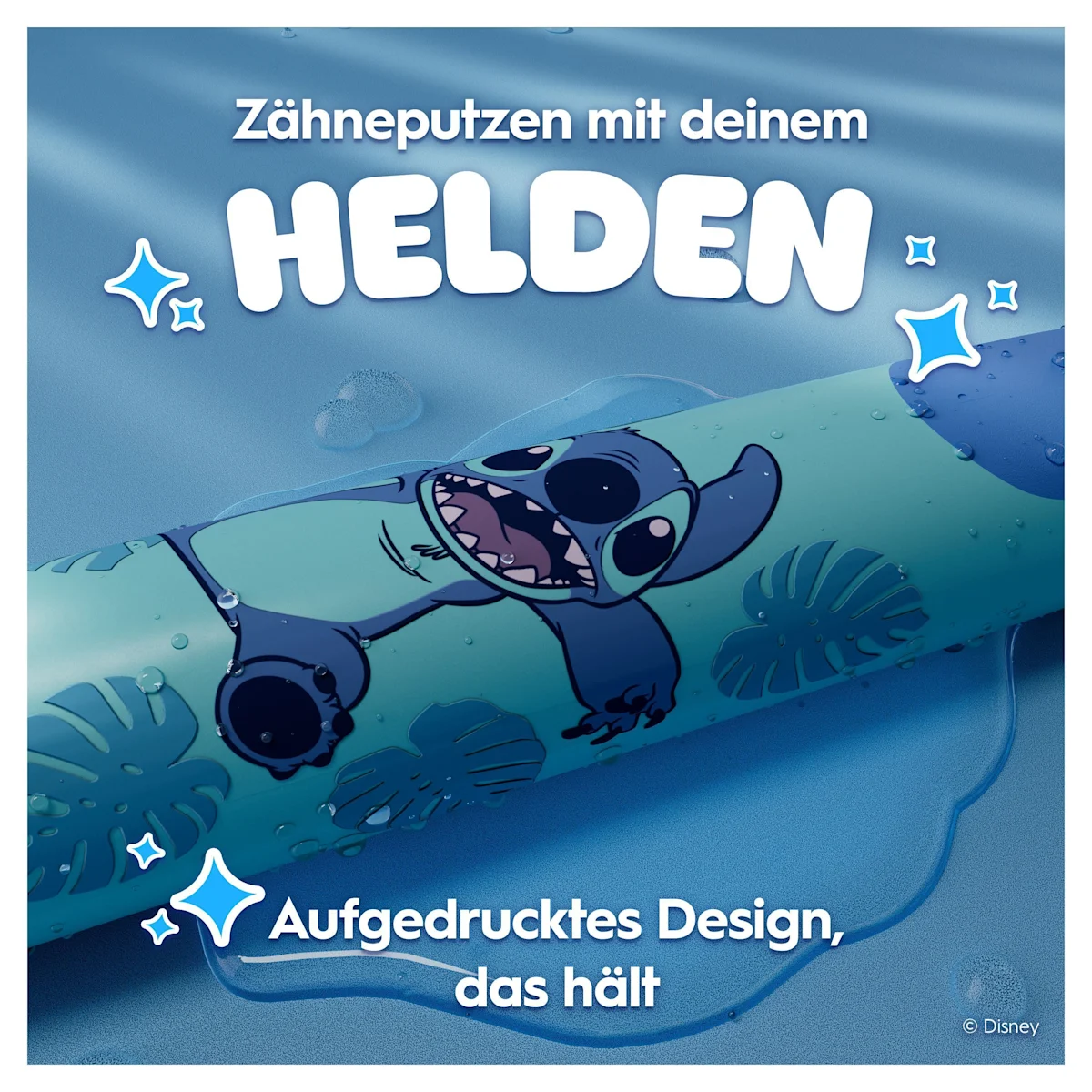 Oral-B iO Kids elektrische Zahnbürste mit Disney Stitch-Motiv, geeignet für Kinder ab 6 Jahren, inklusive Reiseetui.