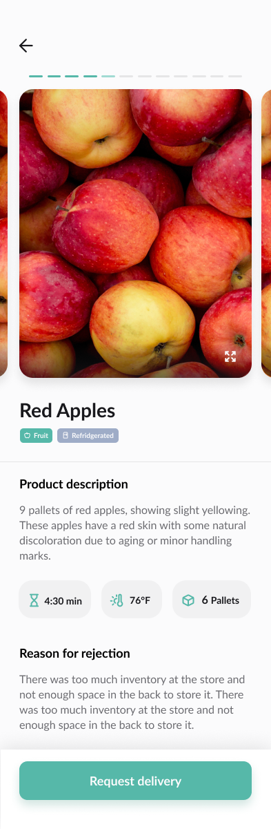 Food Recovery Delivery Request Image 