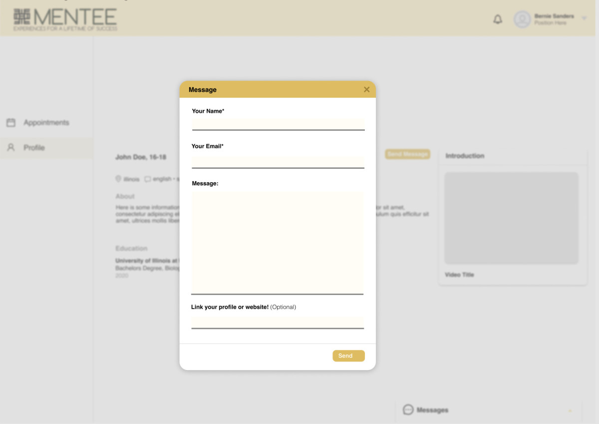 MENTEE Mentee Messages