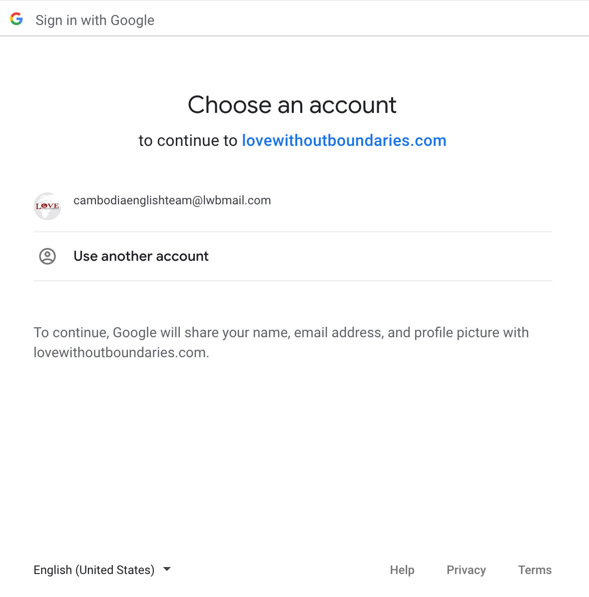 Love Without Boundaries Feature - Google Drive Integration