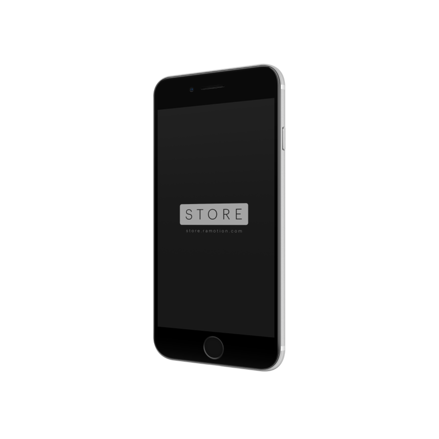 iPhone SE 2020 Black Right Portrait Mockup