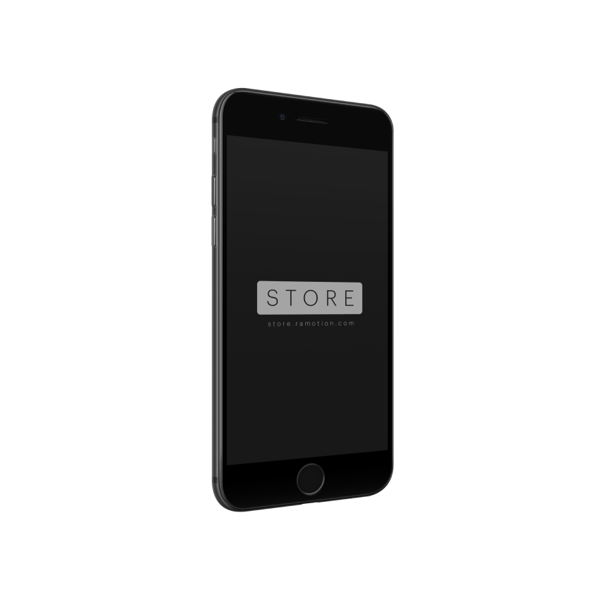 iPhone SE 2020 Black Left Portrait Mockup