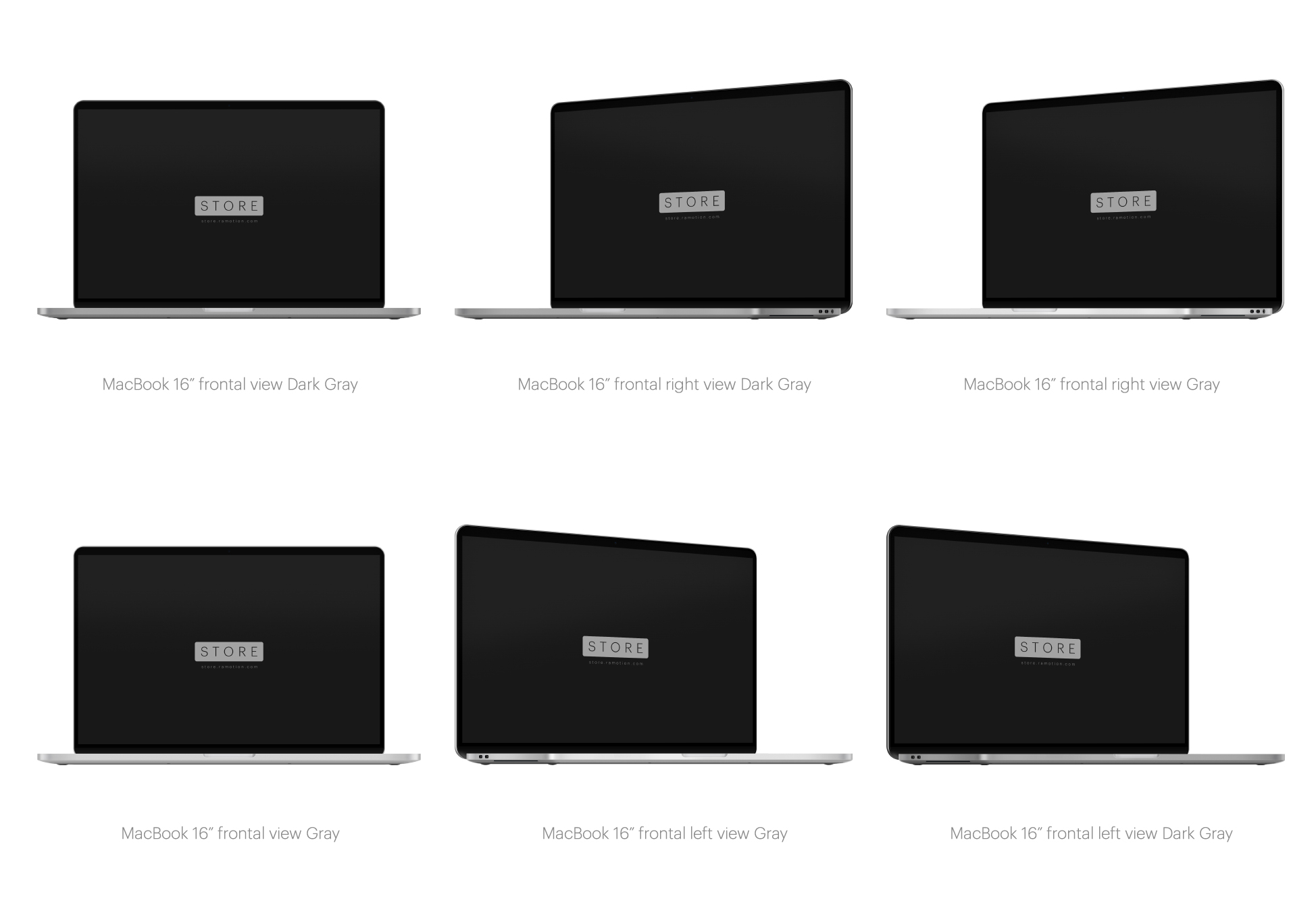 MacBook Pro Realistic Mockups BUNDLE