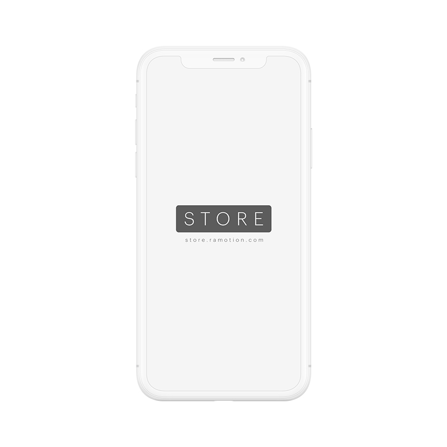 iPhone X Clay Mockup template Portrait view White Sketch Mockup