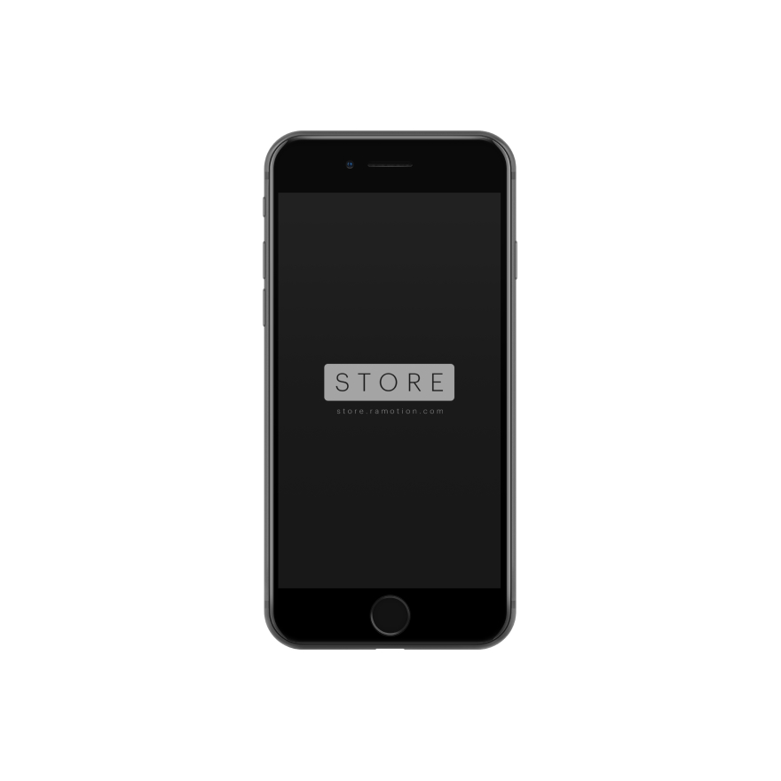 iPhone SE 2020 Black Portrait Mockup