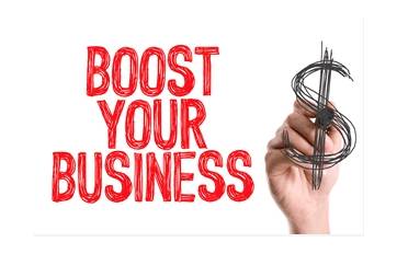 Boost your Business - dollar sign scribble
