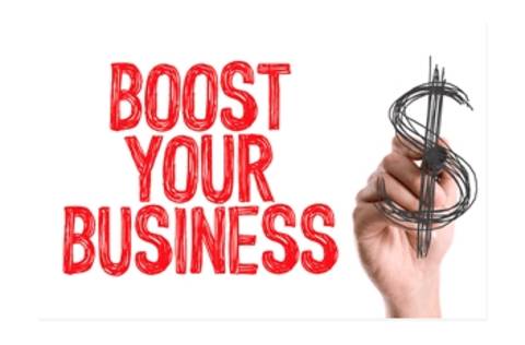 Boost your Business - dollar sign scribble