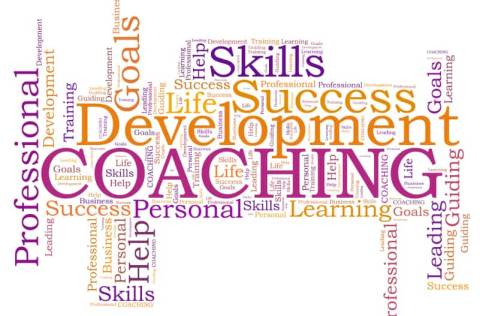 Coaching word cloud