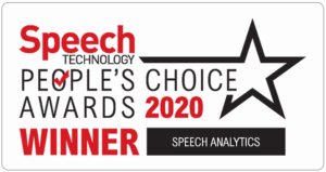 People Choice Award
For Speech Analytics In 2020