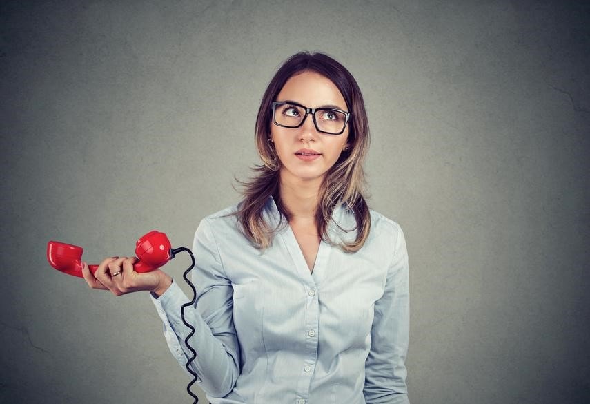 woman frustrated on phone
