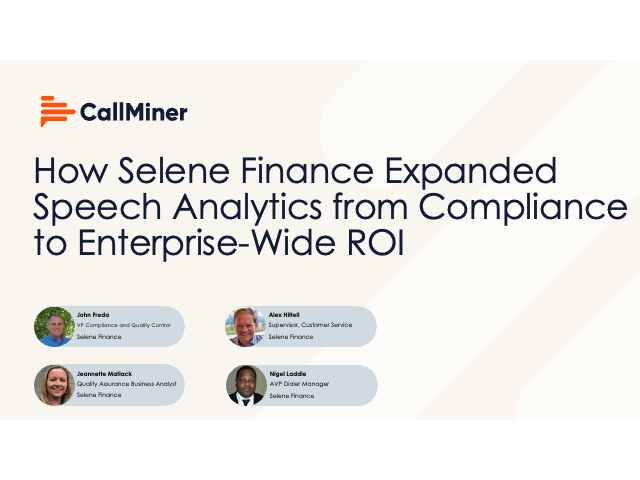 How to Expand Speech Analytics from Compliance to Enterprise-Wide ROI