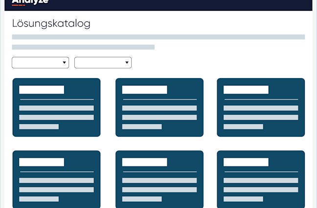 Product innovation December Solutions Catalogue German