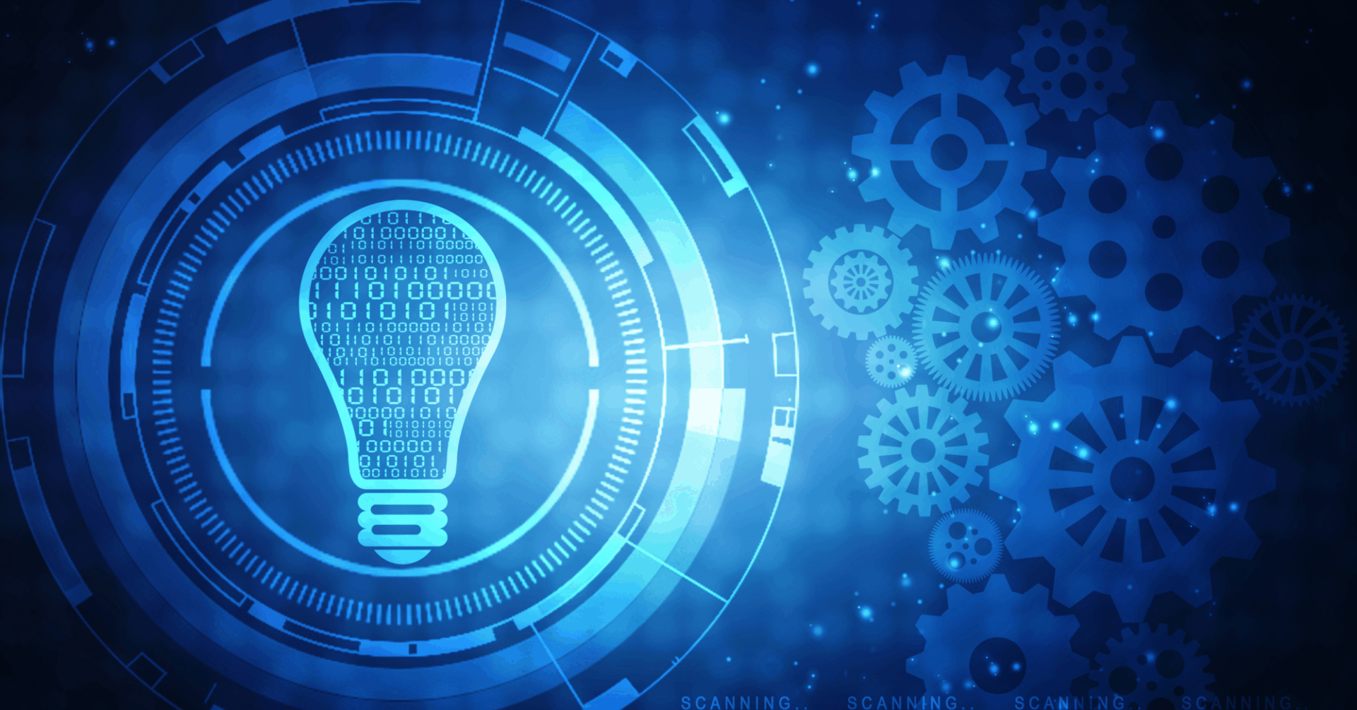 bulb future technology, innovation background, creative idea concept