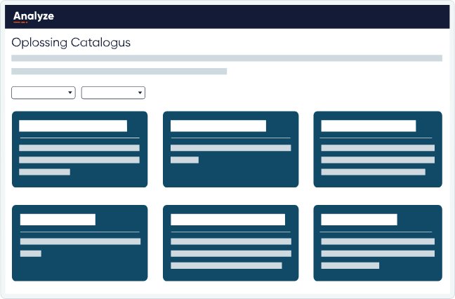 Dutch solution catalogue