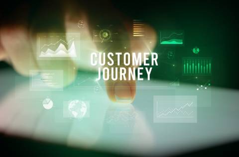 Customer journey graphic image