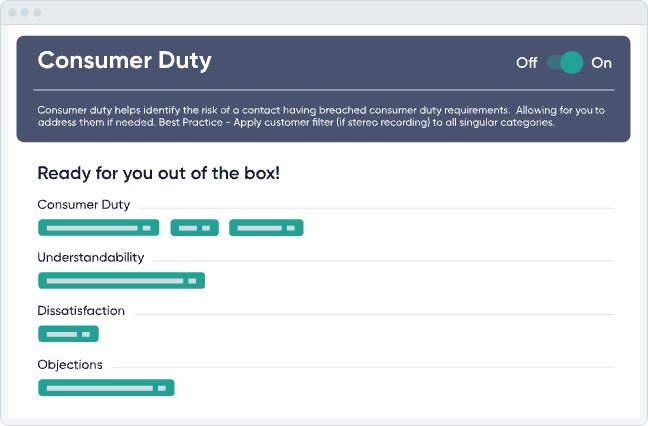 Consumer Duty solution catalogue