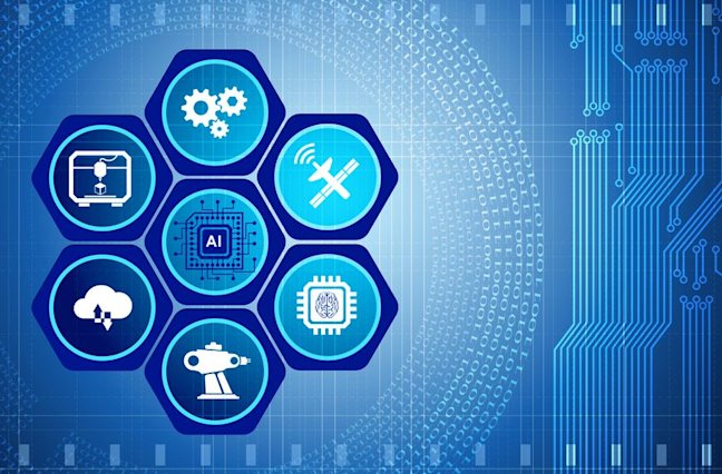 Artificial intelligence modern computing concept