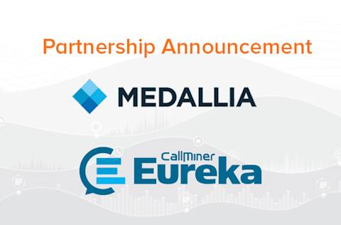 Medallia and CallMiner company logos