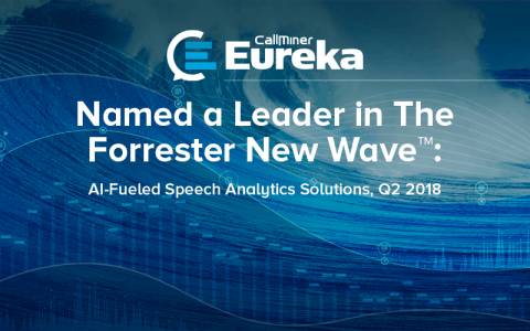 CallMiner has been named a Leader in The Forrester New Wave™: AI-Fueled Speech Analytics Solutions
