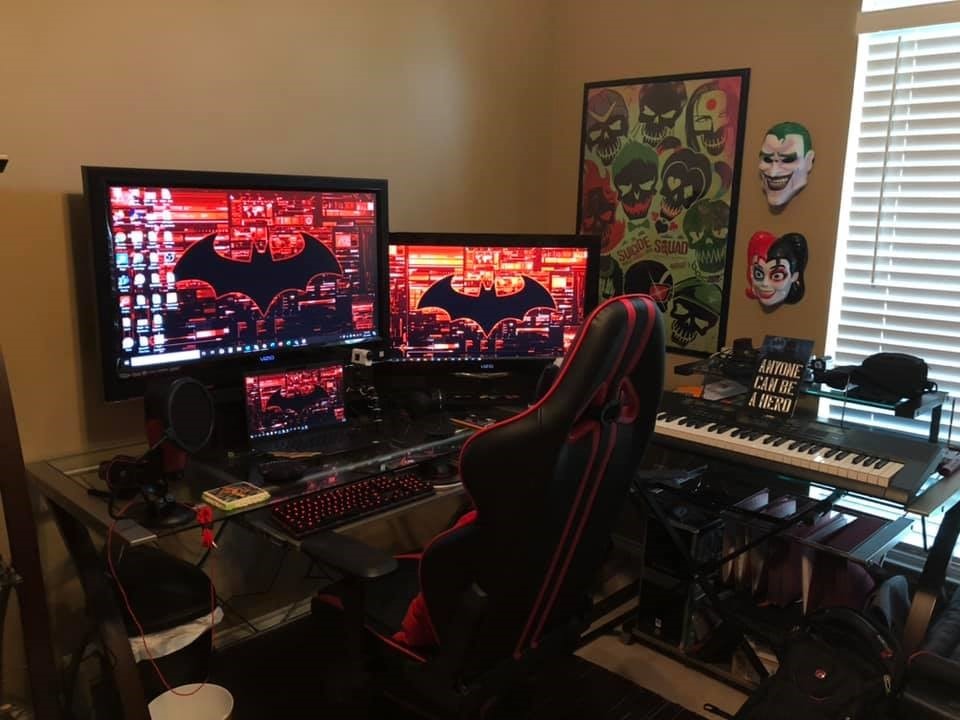 gamers home setup