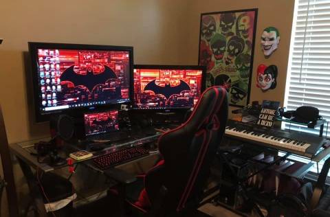 gamers home setup