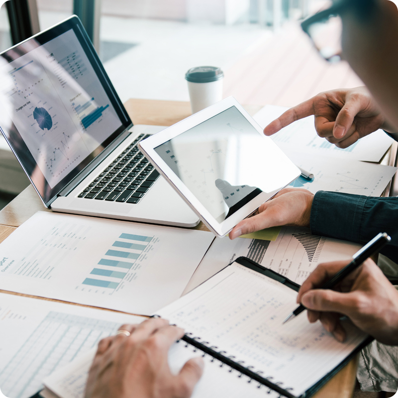 Tablets, laptops and spreadsheets