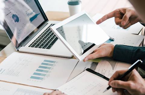 Tablets, laptops and spreadsheets