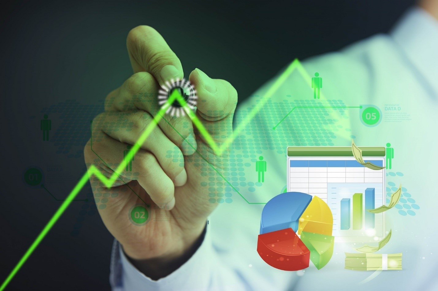 drawing analytics on screen