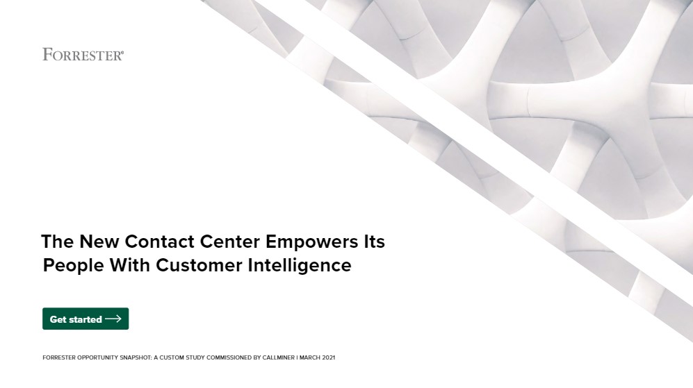 Forrester Study Highlights the Value of Customer Intelligence