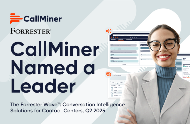 Forrester Wave Conversation Intelligence Contact Center blog