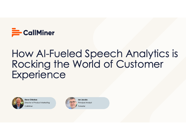 How AI-Fueled Speech Analytics is Rocking the World of Customer Experience