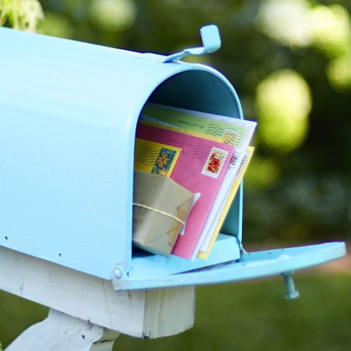 Open Mailbox with Cards Hero Image