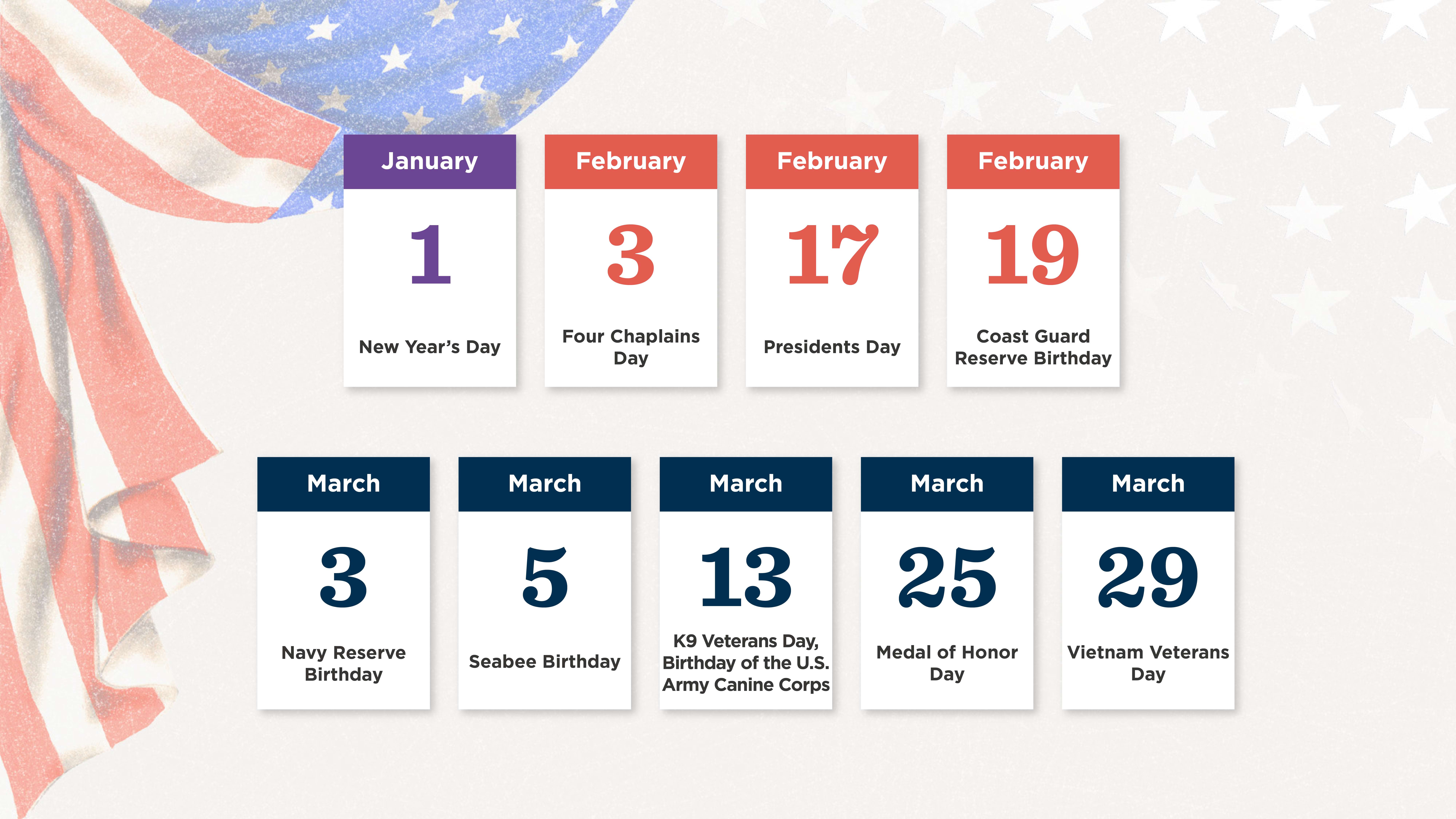 Patriotic Calendar January-March ARTICLE IMAGE