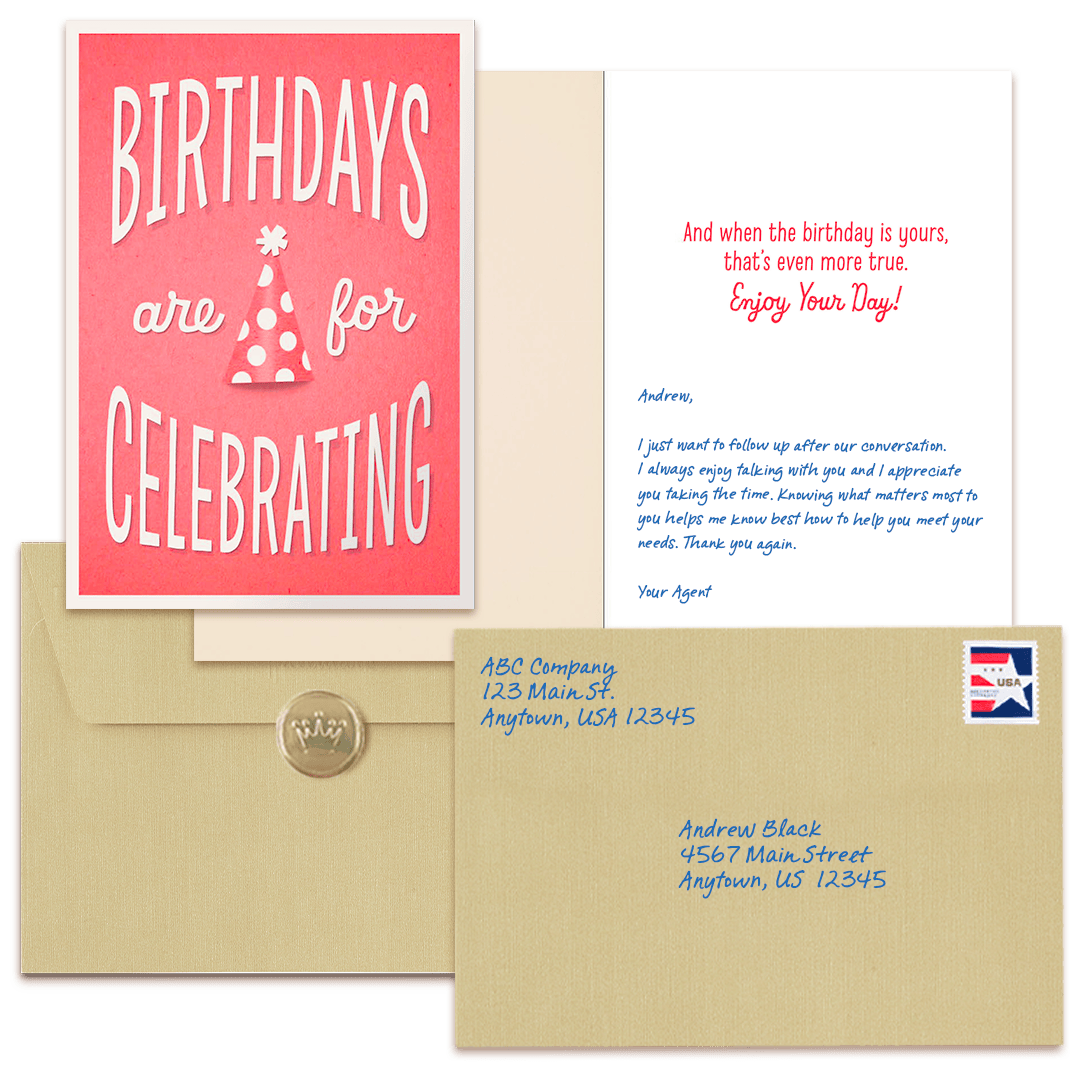 State Farm Birthday Card and Envelope