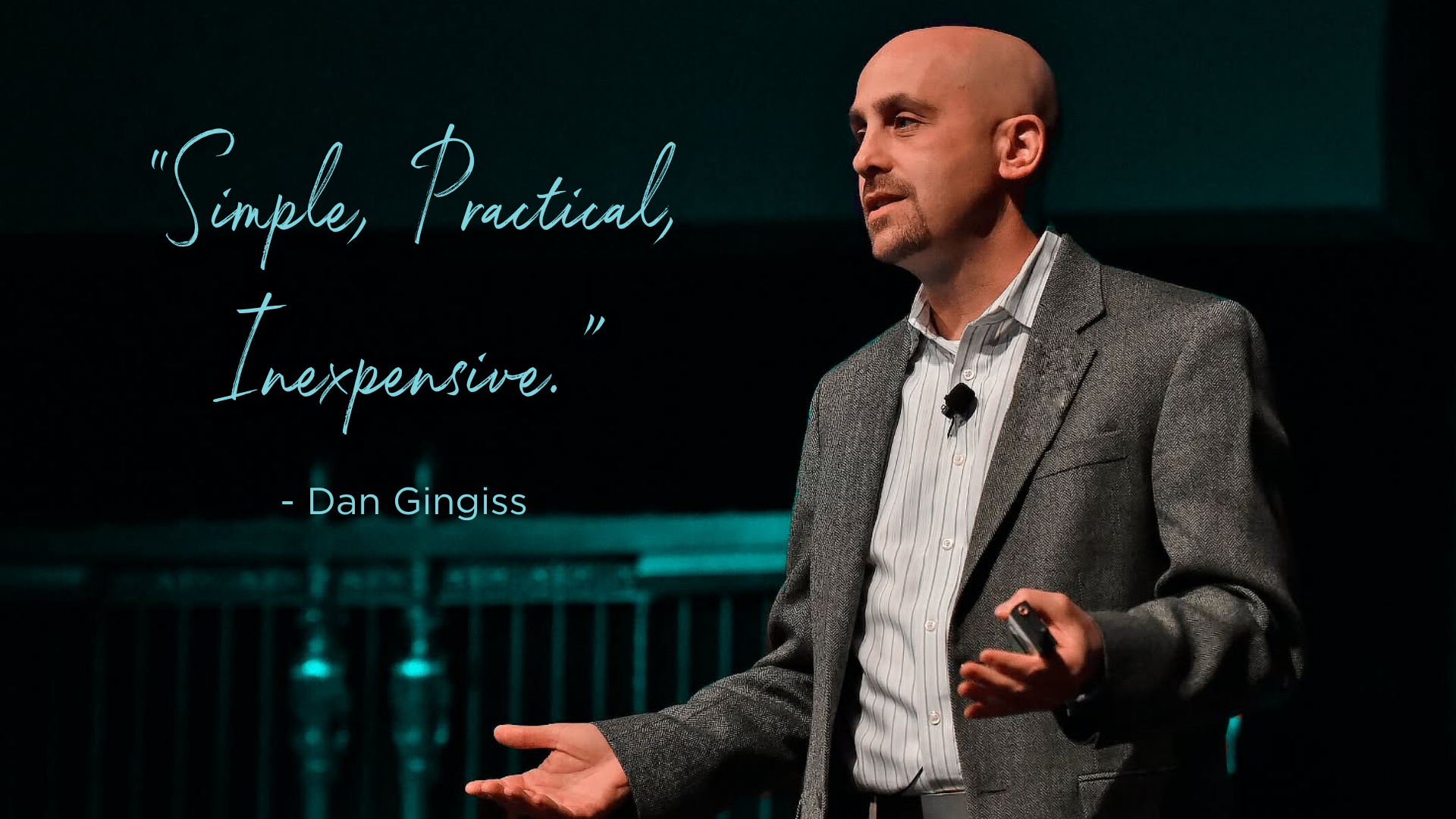 Simple, Practical, Inexpensive | Dan Gingiss