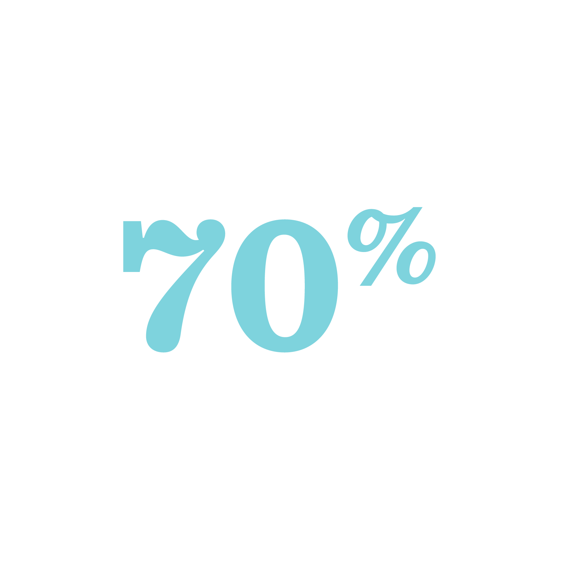 70 Percent Blue ICON