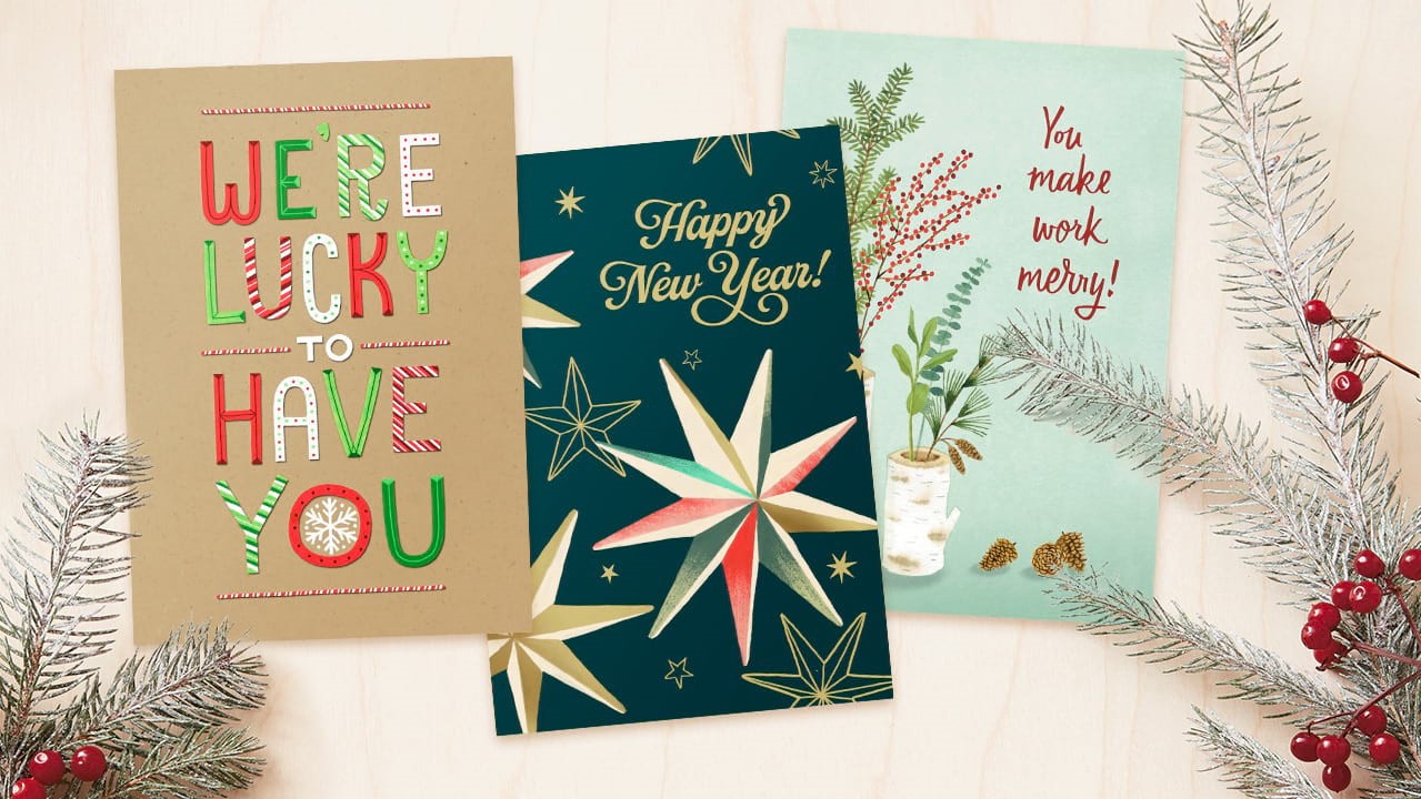 Your 'Seasons Greetings' cards this year won't be all holiday cheer
