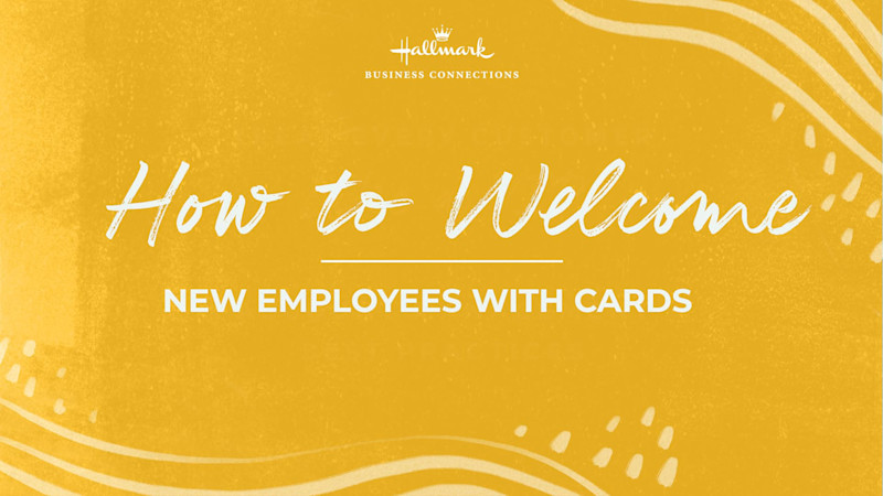 How to Welcome New Employees with Cards ARTICLE HERO IMAGE