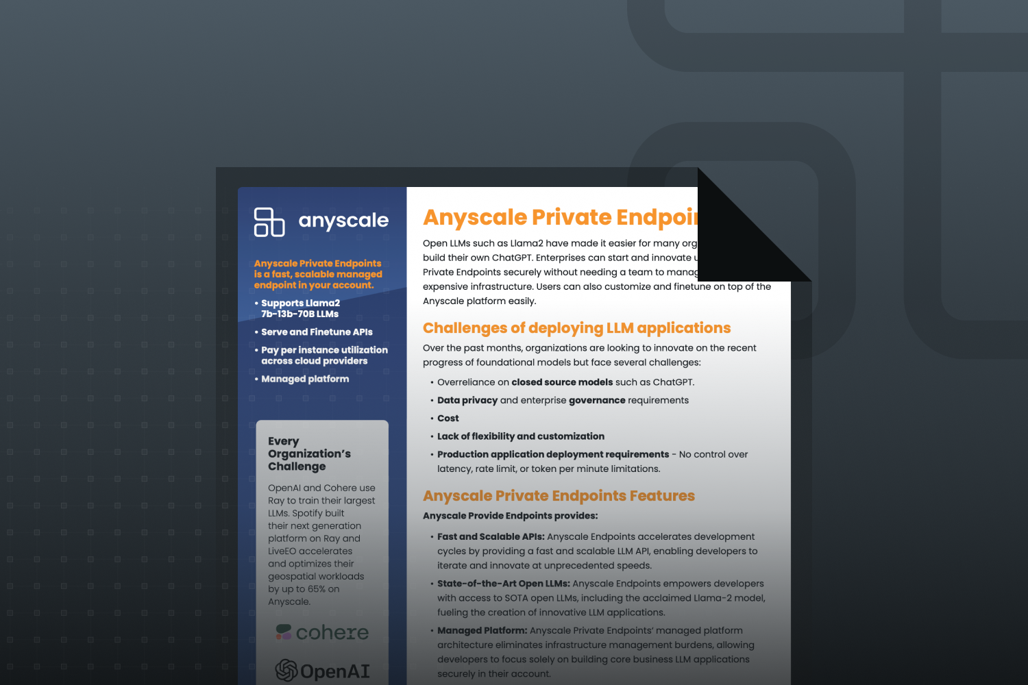 Anyscale Private Endpoints