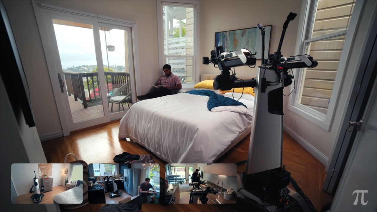 Physical Intelligence robot view