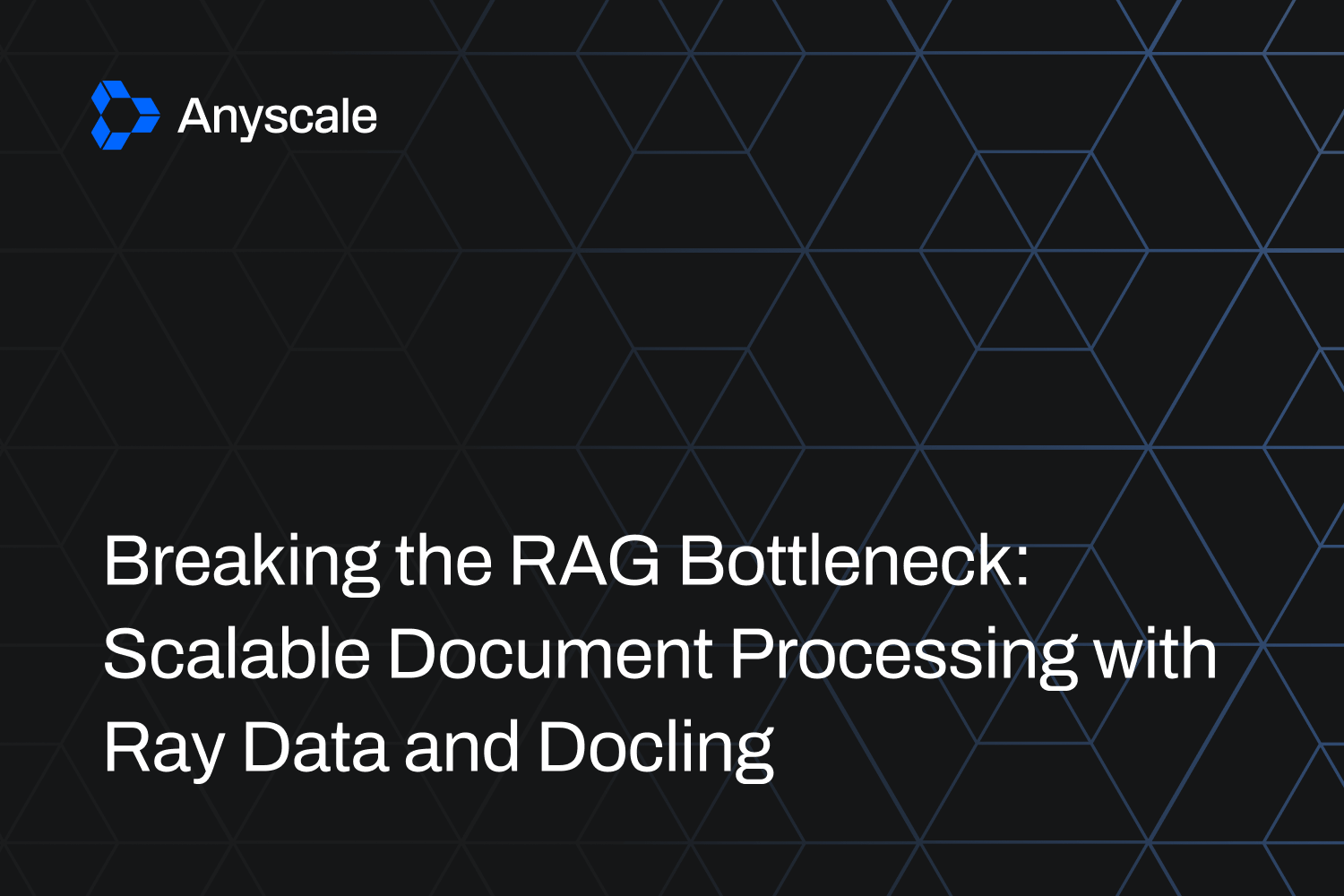 Breaking the RAG Bottleneck: Scalable Document Processing with Ray Data ...