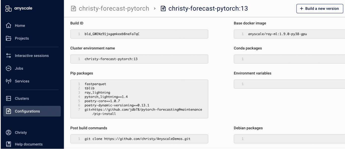 forecasting part 2 image anyscale config