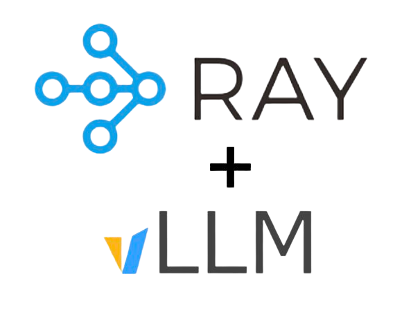 Ray + vLLM logos