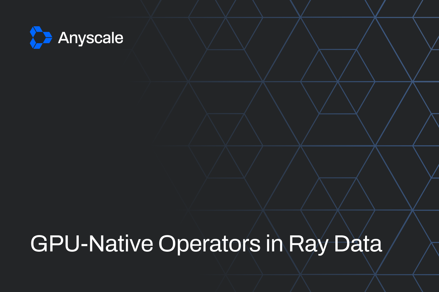 GPU-Native Operators in Ray Data