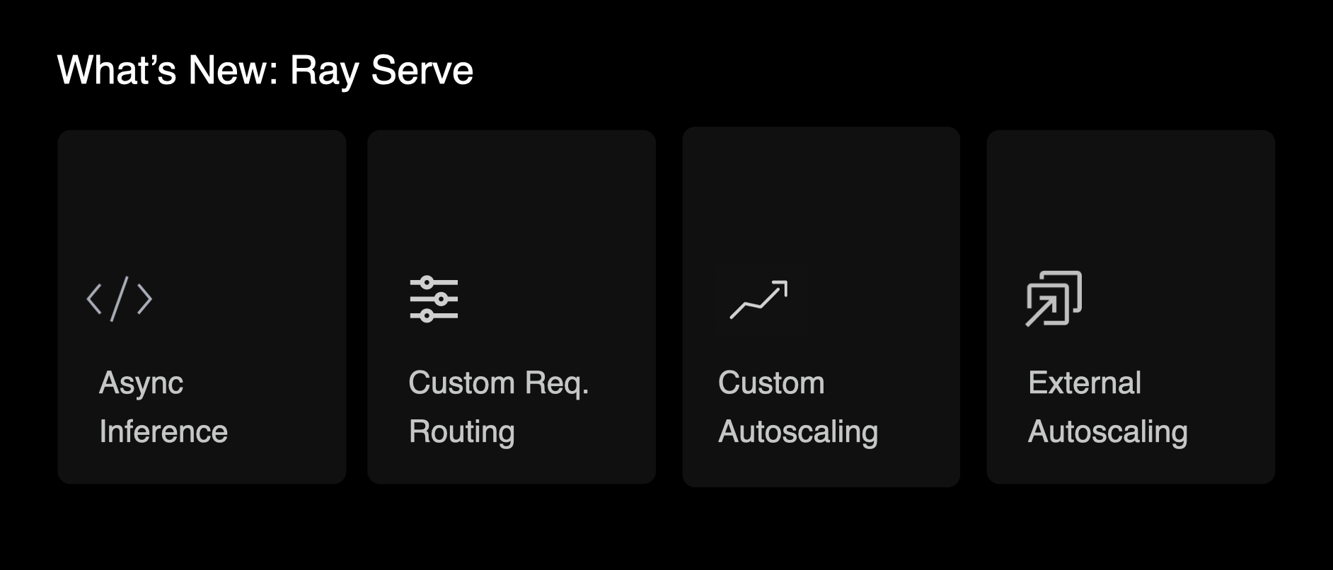 ray serve updates ray serve updates