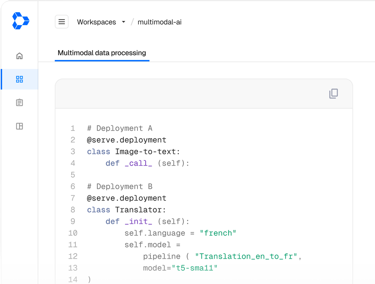 serve-Scalable processing for multi-step online inference